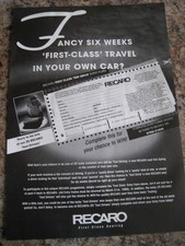 RECARO FIRST CLASS SITZGRUPPE