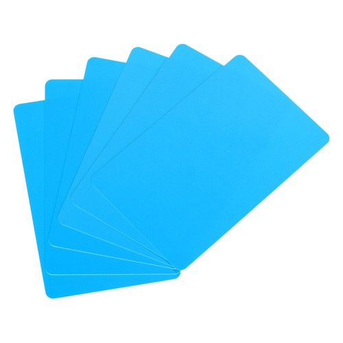 Mil blaue blanko pvc - mil,