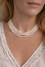 Vintage echt Perlen Halsreif