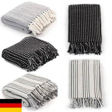 Tagesdecke XXL Sofaüberwurf Bettüberwurf Wohndecke Nepal Plaid Baumwolle Decke