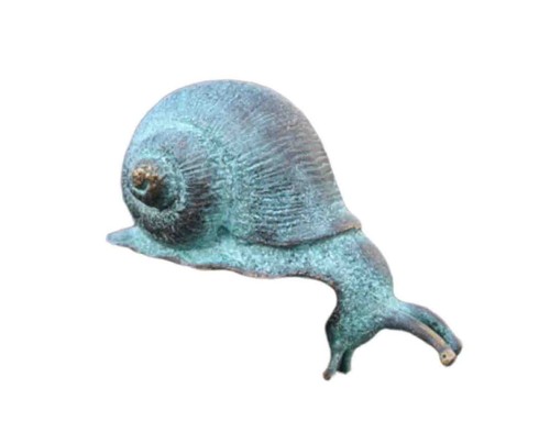 Bronzefigur herabkriechende