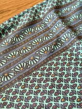 Sarong / Pareo    Grün / Grau / Gold , Einheitsgröße , Seide / Viskose , Neu !