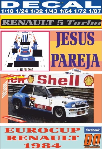 Decal renault turbo - renault, eurocup