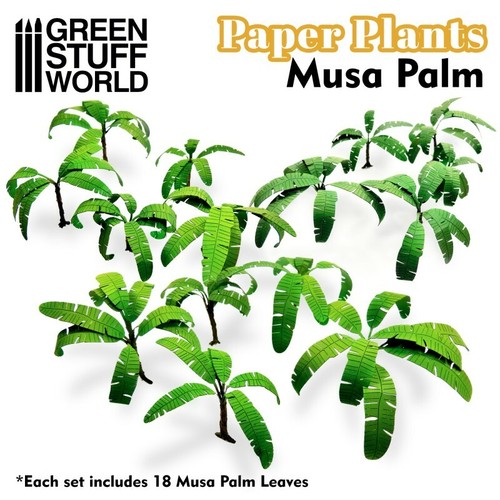 Papierpflanzen musabaum - papierpflanzen,
