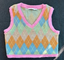 Bunter Rauten Pullunder