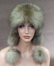 Pelz Fell Mütze Fliegermütze