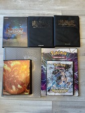Yu-Gi-Oh & Pokémon Arceus Sammelkarten Mappen Ordner Binder Konvolut 7x