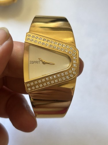 Goldene damenuhr spangemform - goldene,