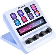 Elgato Stream Deck + White, Audiomixer, Streaming Deck & Studio-Controller