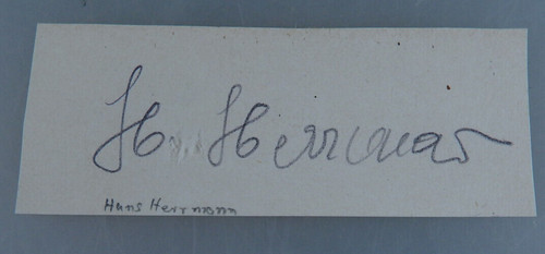 Autogramm hans herrmann - hans,