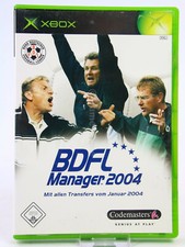 xbox BDFL Manager 2004 PAL OVP