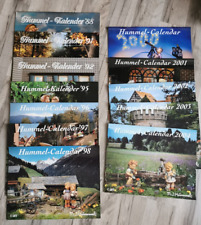 12 Hummel Kalender ARS ( Goebel) Figuren - Hummel Club Rödental 1988 - 2004