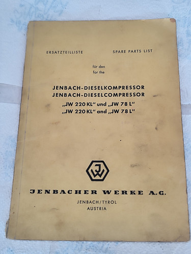 Altes heft jenbacher - altes, werke