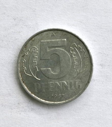 Ddr pfennig 1968 sehr - 5, schön