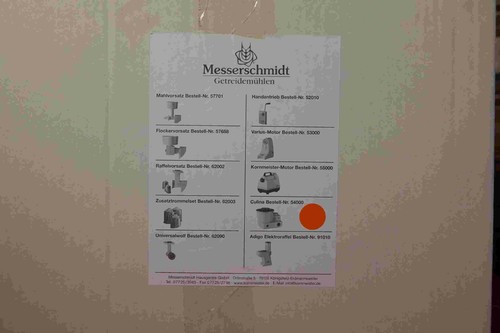 Getreidemühle messerschmidt - getreidemühle,