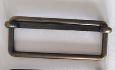 1 Taschenschieber Gürtel Schnallen Schnalle 60mm x 22mm Bronze Metall Vintage