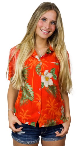 Funky hawaiibluse small flower - hawaiibluse,