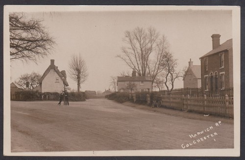 Vintage rppc postkarte - rppc, harwich