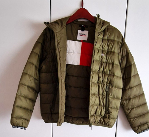 Tommy jeans steppjacke grün - tommy,