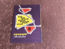 Prospekt Zündapp 175S KS601 200S Elastic 250  KS 601 Sport Bella R153  R201 1956