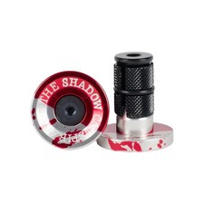 Shadow Deadbolt BMX Barends Lenkerenden Aluminium schraubbar Crimson Rain