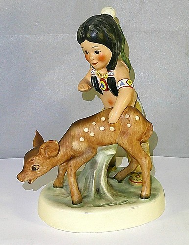 Goebel indianer junge mit - indianer-junge,