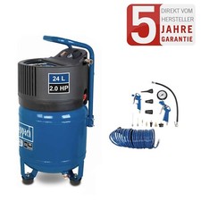 Scheppach Druckluft Kompressor stehend HC24V mit 14 tlg. Zubehör | 24L | 10Bar