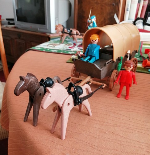 Lego western planwagen mit - lego,