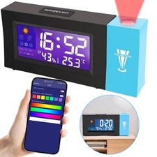 Projektionswecker Digital Wecker mit Projektion Wecker für Wochentag für Büro