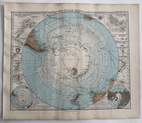 South pole explorers routes - pole,