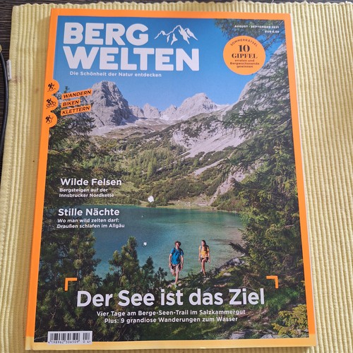 Zeitschrift bergwelten ausgabe - zeitschrift,