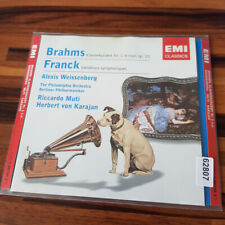 ALEXIS WEISSENBERG: Brahms / Franck    > EX/VG+(CD)