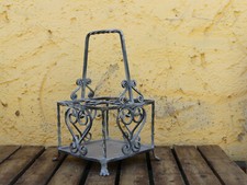 Alter Flaschenträger Frankreich – Metall Weinflaschenhalter 4er Landhausstil