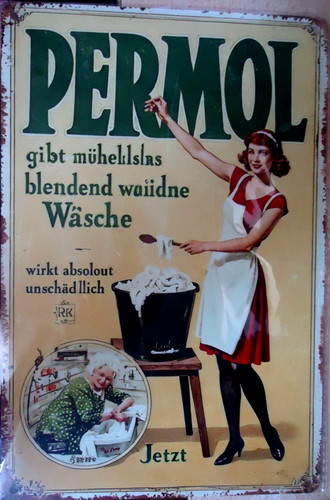 Permol retro blechschild - , 30