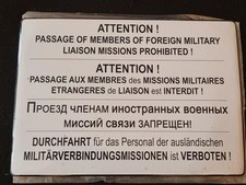 BLECHSCHILD  - METALLSCHILD