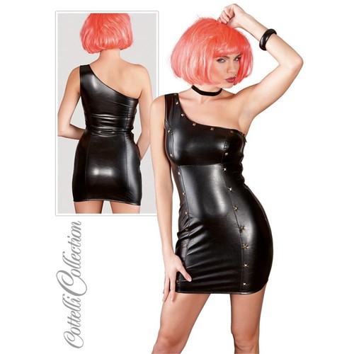 Minikleid matt glänzend