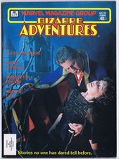 BIZARRE ADVENTURES # 33 US Comic Mag 1982 DRACULA 1st VARNAE