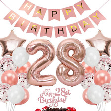 Rose Gold Ballon Deko 28