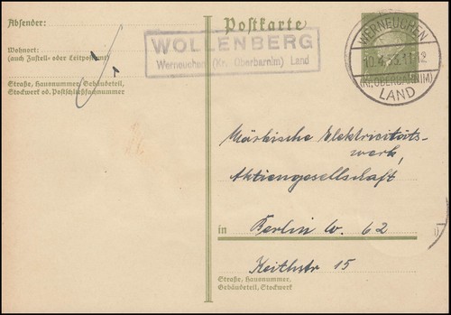 Landpost wollenberg werneuchen - wollenberg,