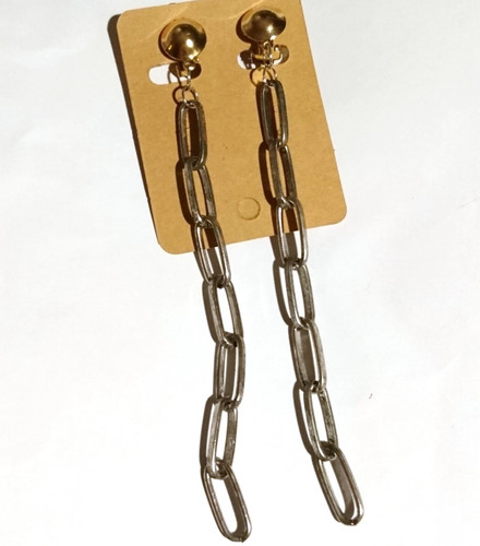 Ohrclips ohrringe bicolor - ohrringe,