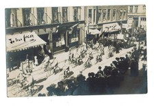 P49 Geschäftshäuser Hamburg Jahnfeier 1911 n. Ruhrort Hannesen Fahrräder RARITÄT