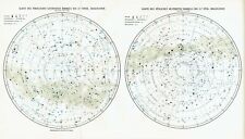 Sternenkarte Nord Süd