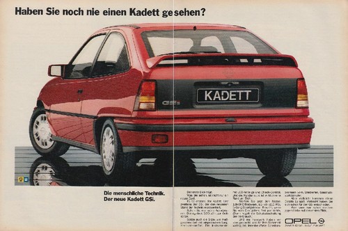 Opel kadett gsi - opel,