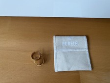 PURELEI OHRRINGE GLOW CREOLEN GOLD NEU IN OVP