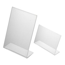 L-Aufsteller Werbeaufsteller Tischaufsteller Menüaufsteller Prospekthalter 