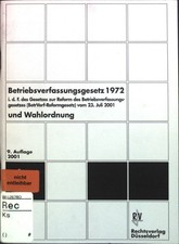 Betriebsverfassungsgesetz 1972