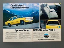 Opel Rekord Der Gipfelstürmer