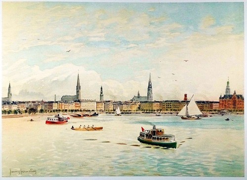 Farblithographie 1898