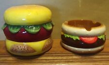 Spardose+ Ascher Keramik - Burger Hamburger -Sehr gut erhalten