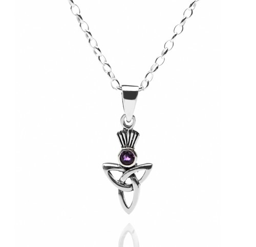 Celtic triskele with - celtic, amethyst